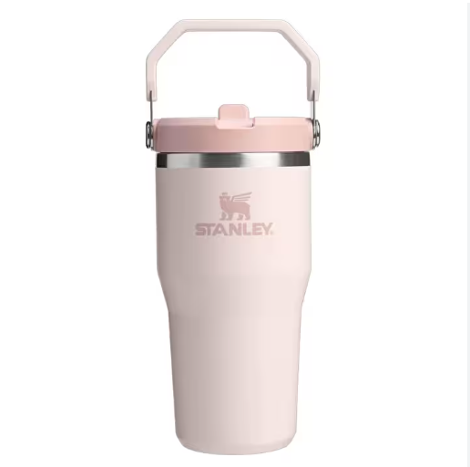 Stanley IceFlow Flip Straw Termos Bardak | 0.6L/20oz Rose (10-12044-044)