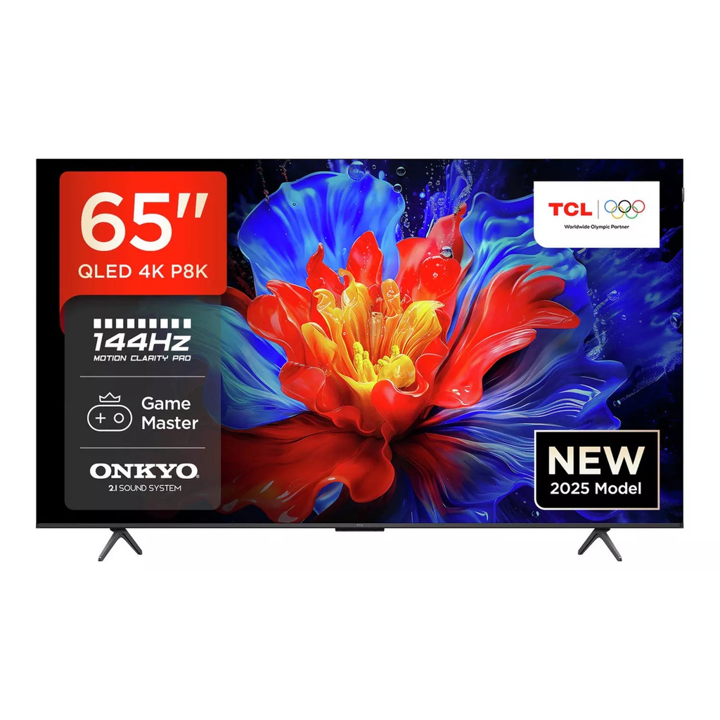  TCL 65" 65P8K QLED 4K 144 Hz Quantum Crystal Google TV (2025)