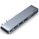 Ugreen 6 in 1 Hub USB-C to 4K HDMI + 3x USB 3.0 A + TF/SD CM280