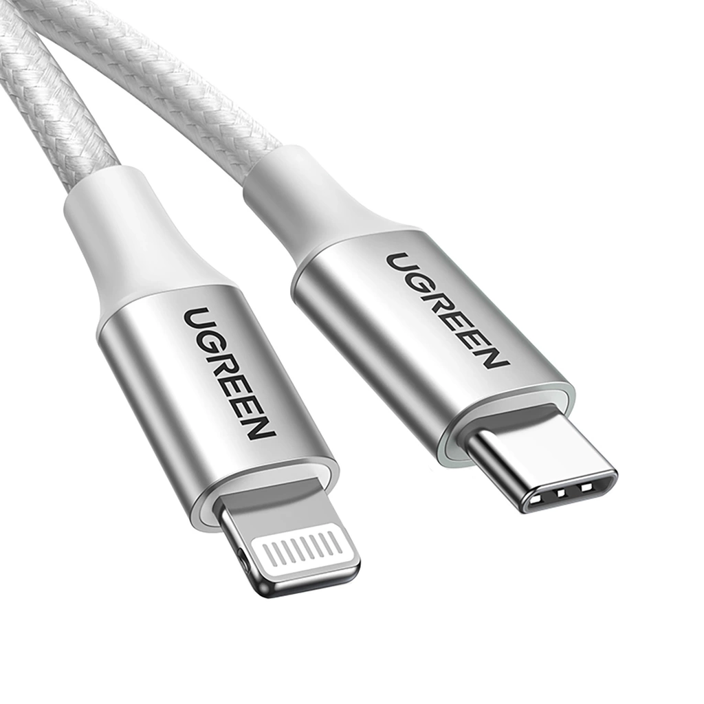 Ugreen cable USB C to Lightning 1M White (70523)