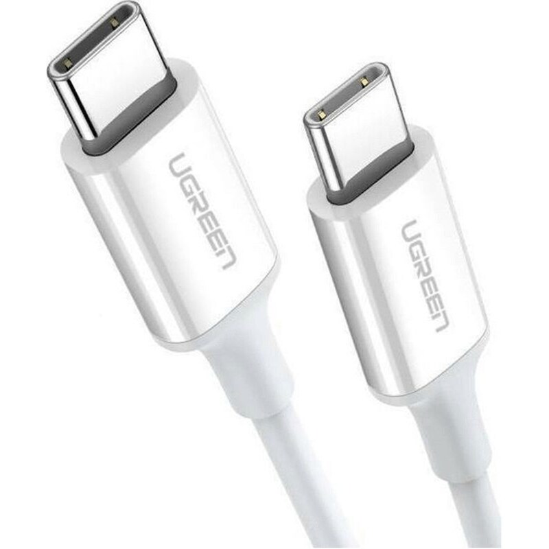 UGreen USB-C 2.0 Erkek - USB-C 2.0 Erkek 3A Veri Kablosu 2M Beyaz (US264/60520)