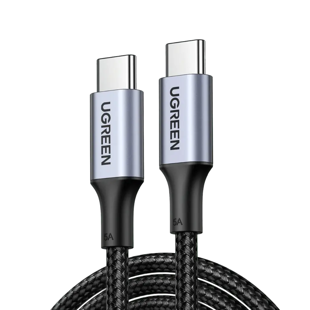 Ugreen USB-C'den USB-C'ye 100W 5A Şarj Kablosu 1M (20478)