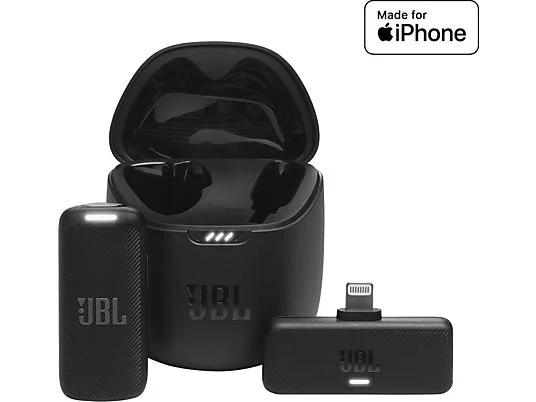 JBL Quantum Stream Wireless Lightning Yaka Mikrofonu Siyah