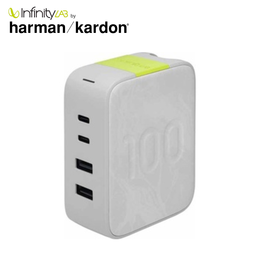 Infinity Lab InstantCharger 100W 4 USB Charger - White