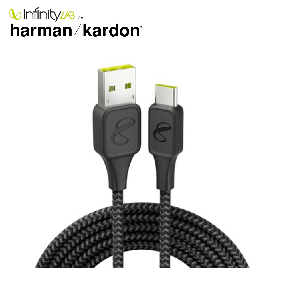 Infinity Lab InstantConnect Kablo USB-A USB-C 1.5M 15W, Siyah