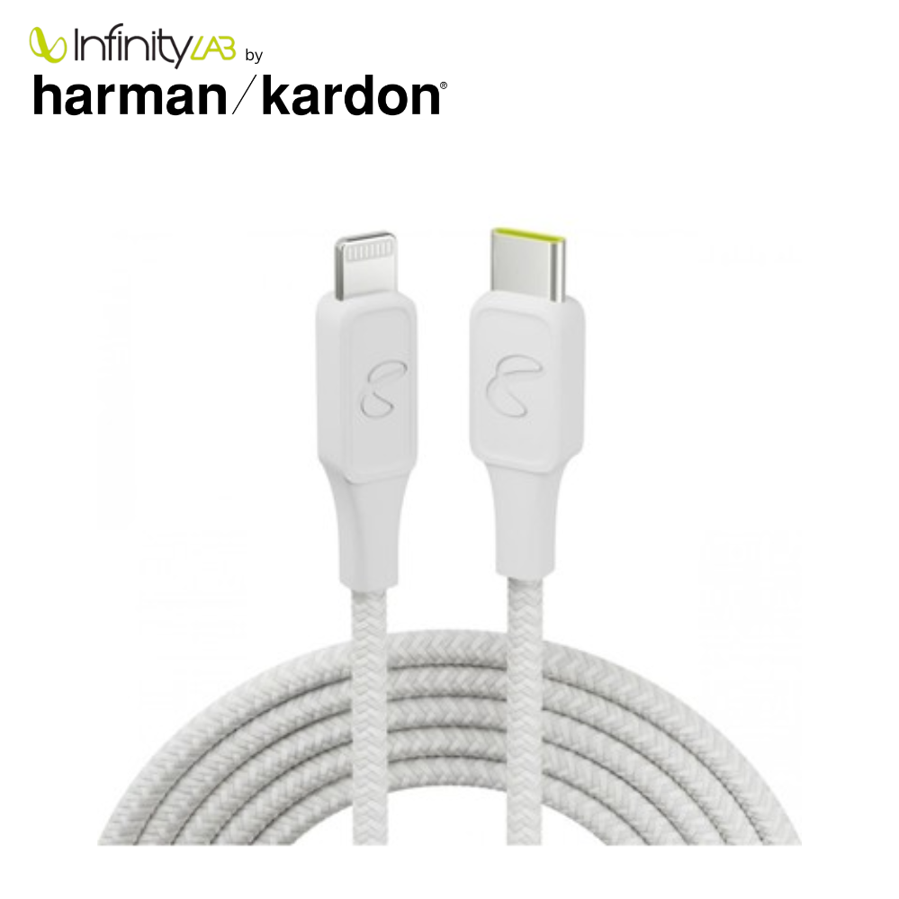 Infinity Lab InstantConnect Kablo USB-C Lightning, Beyaz,1.5M