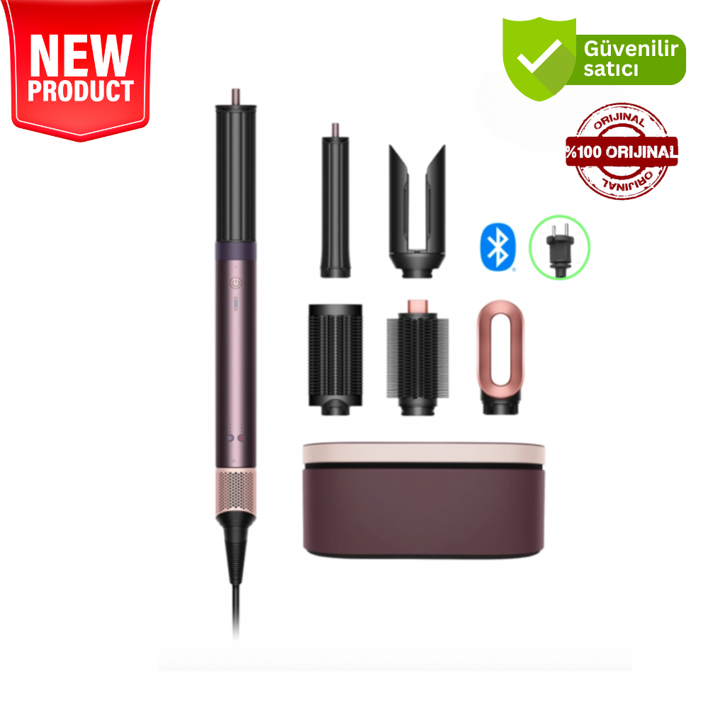 Dyson HS09 Airwrap Complete Long Coanda 2x Jasper Plum