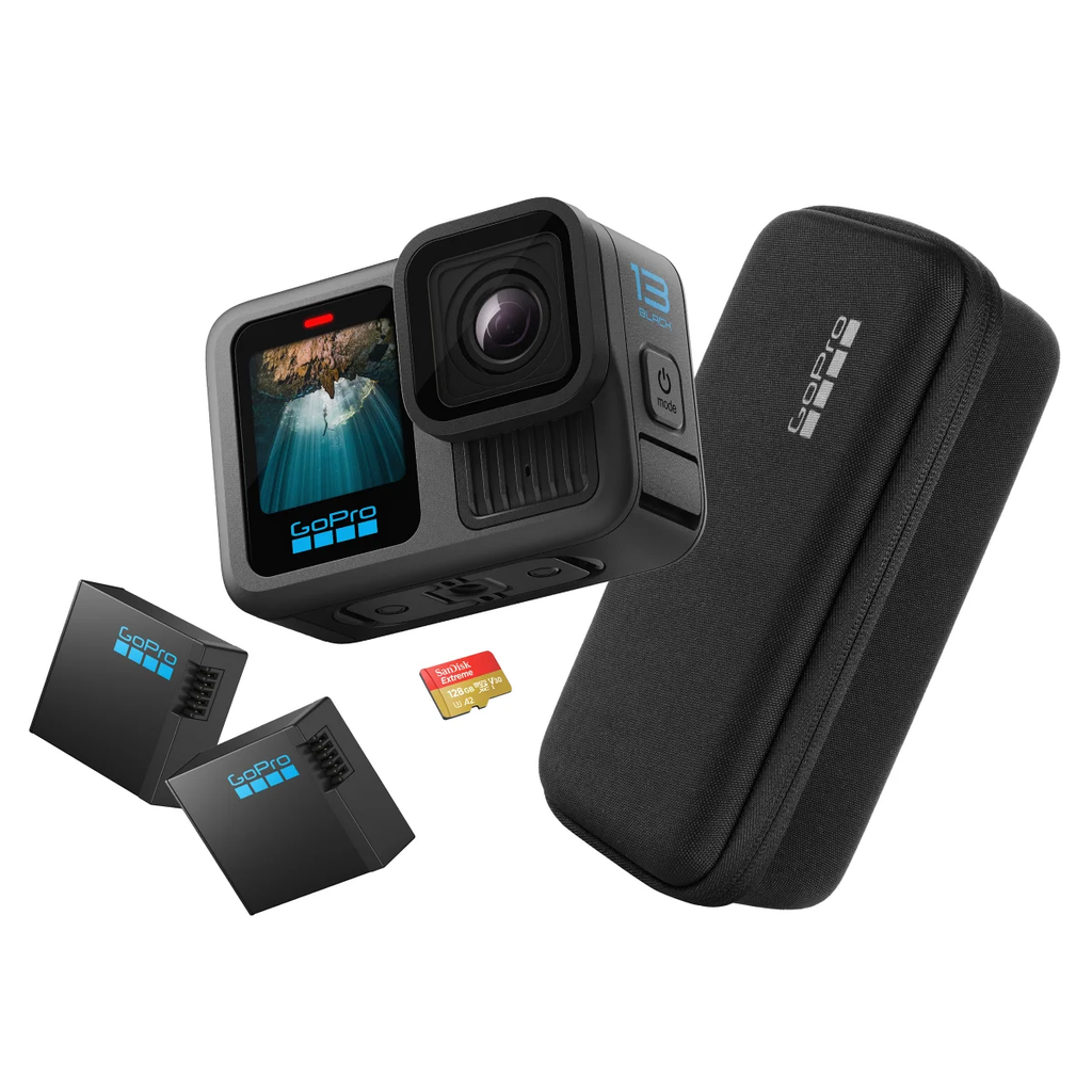 GoPro Hero 13 Siyah 5K Aksiyon Kamerası Speciality Paket 2 (With Ekstra Pil) 