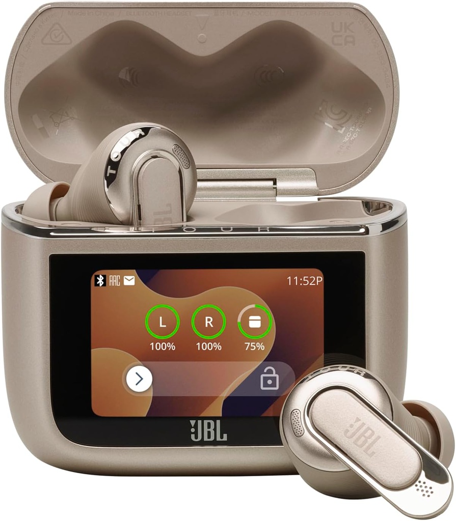 JBL Tour Pro 3 TWS Bluetooth In-Ear Headphones Latte - JB.JBLTOURPRO3LTT
