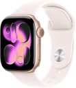 Apple Watch Series 11 GPS 42mm Rose Gold Aluminium Light Blush Sport Band S/M MEU04