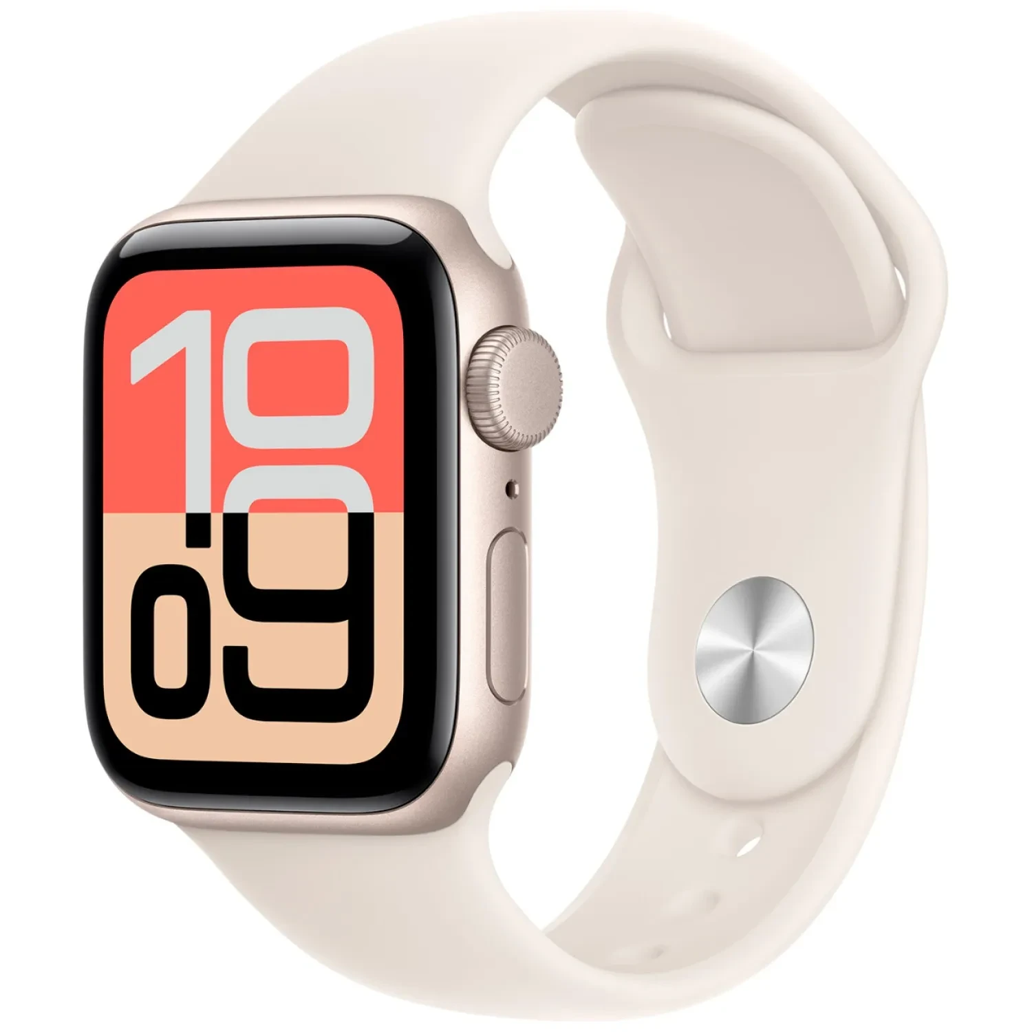 Apple Saat SE 3 GPS 44mm Starlight Alüminyum Kasa, Starlight Spor Kayış 2025 - MEHJ4L