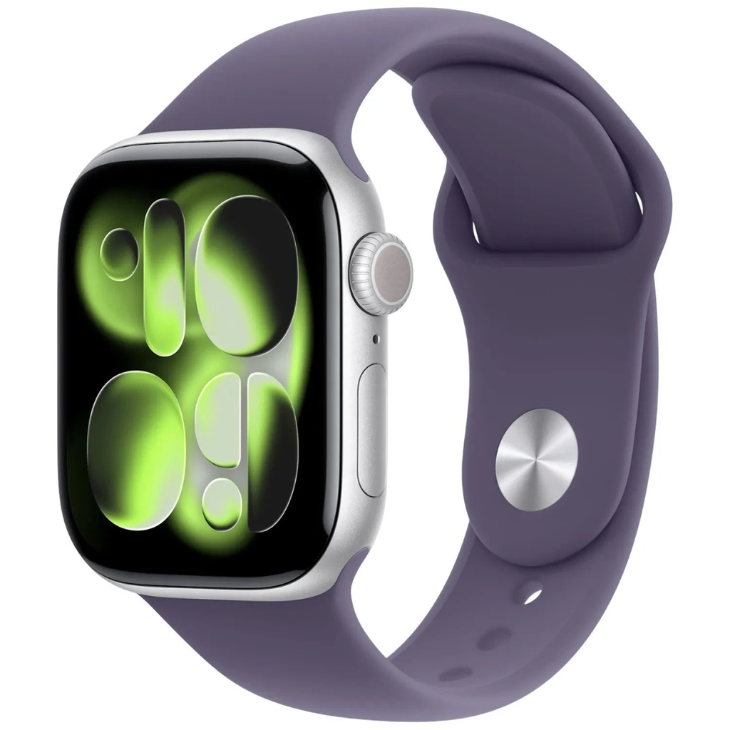 Apple Watch Series 11 GPS 46mm Silver Sport Band S/M MEVA4