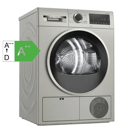 Bosch WQG2410TTR 9 kg Çamaşır Kurutma Makinesi Silver