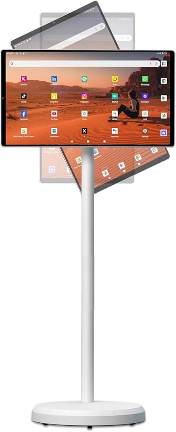 Chestnuter 21.5" Movable 128GB Pil-power Stand By Me Touch Screen Monitör
