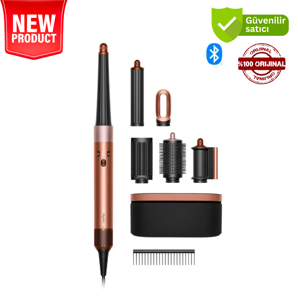 Dyson Airwrap Çok Amaçlı Şekillendirici ve Kurutucu Amber İpek – HS08