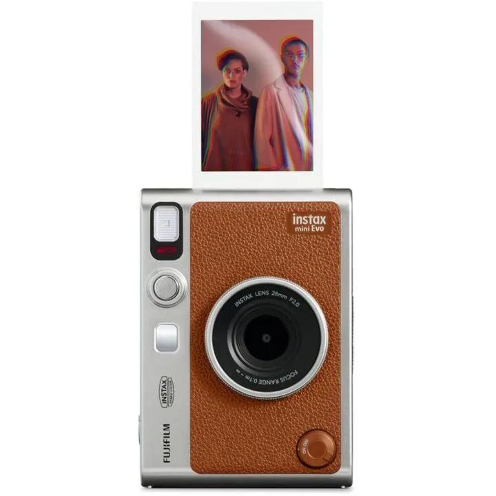 Fuji Instax Mini EVO Instant Camera (Brown)