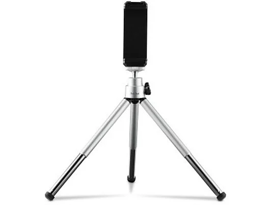 HAMA Fancy 2-in-1 16 cm Mini Tripod Compatible with Phones and Cameras, Black - HM.4666
