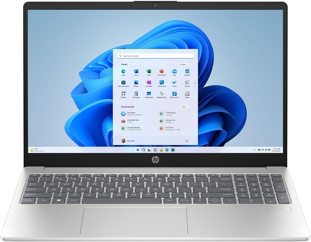 HP (B4KT4UA) 15-FD0133WM 15.6" FHD, i3-N305, 8Gb 256Gb SSD Laptop - Gümüş 