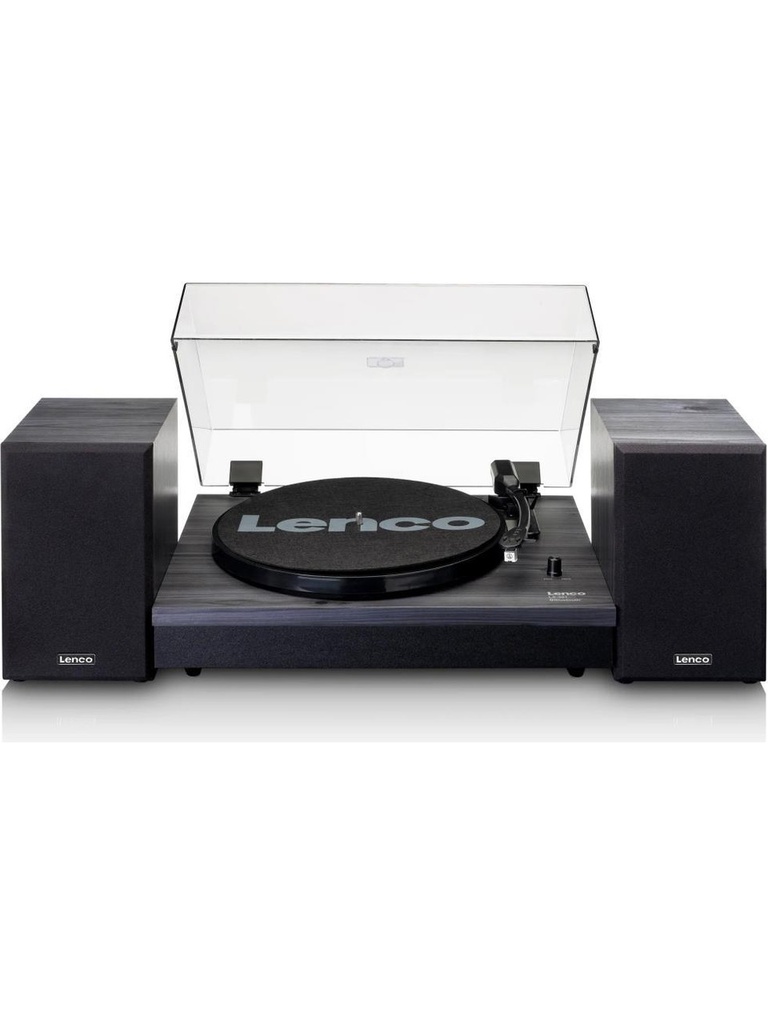 Lenco LS-301BK Bluetoothlu Hoparlörlü Plak Çalar Pikap Siyah