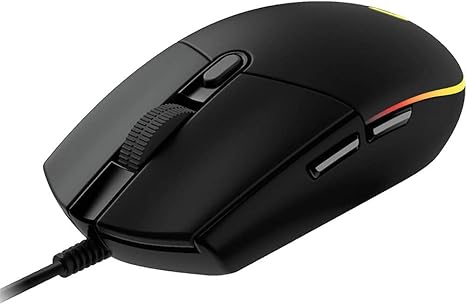 Logitech G203 LSYNC Oyuncu Mouse - USB - Optik - 6 Tuş Siyah