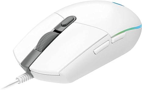 Logitech G203 LSYNC Oyuncu Mouse - USB - Optik - 6 Tuş Beyaz