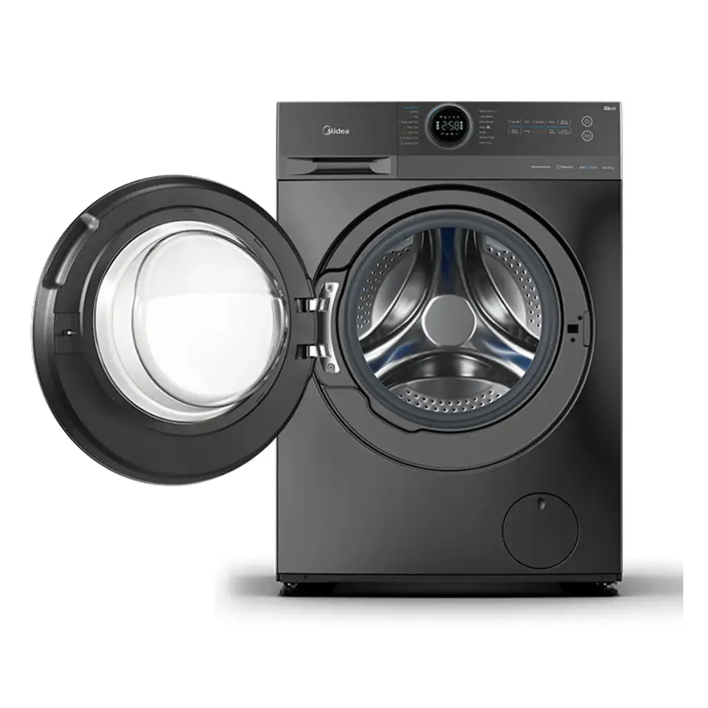 Midea 10KG Front Load Smart Washing Machine with Lunar Dial, 1400 RPM, 14 Programs, Fully Automatic Washer - MF200W100WBT