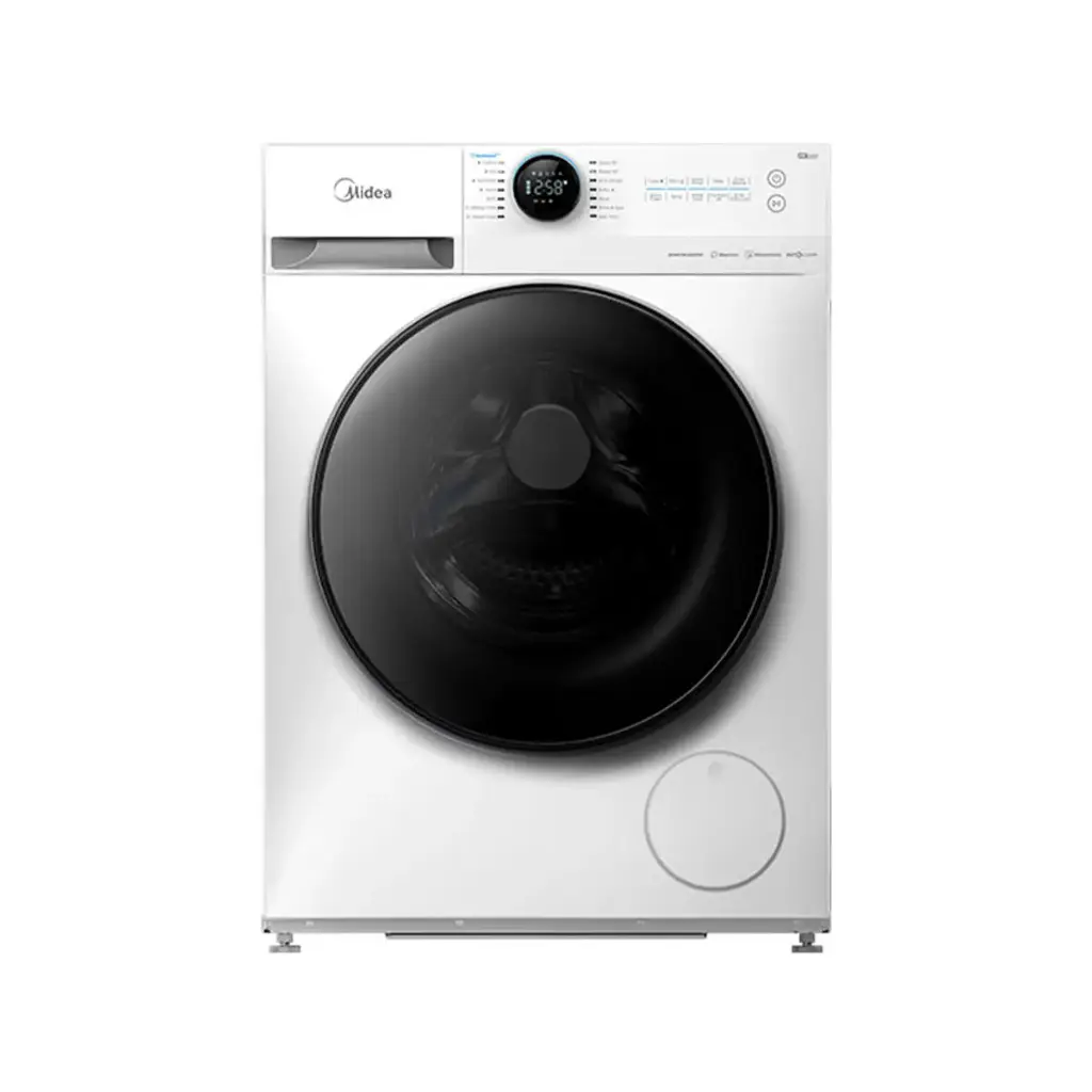 Midea 10KG Front Load Akıllı Çamaşır Makinesi with Lunar Dial, 1400 RPM, 14 Programs, Fully Otomatik Washer - MF200W100WBW