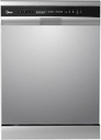 Midea 14 Kişilik Kapasiteli 8 Programlı Bulaşık Makinesi Gümüş WQP14-W7633CS
