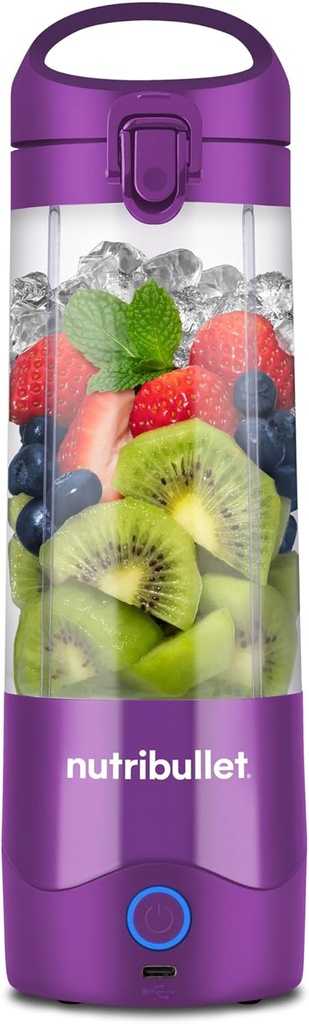 Nutribullet Taşınabilir Blender 2000mAh 475Lt. Mor NBP003PU - 28456