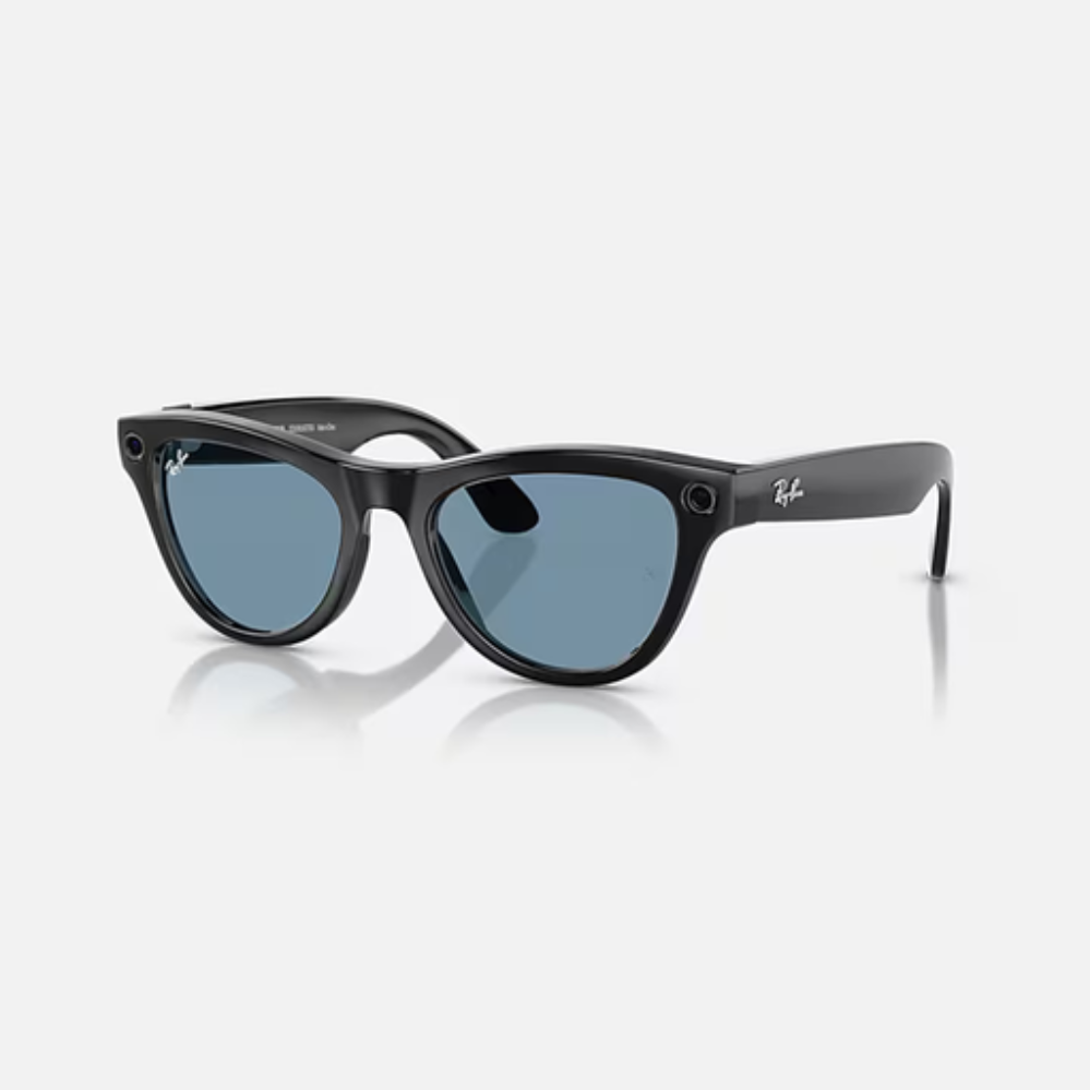 Ray-Ban Akıllı Gözlük Meta Skyler - Clear/Cerulean Mavi Transitions (RW4010-C601/MF52)
