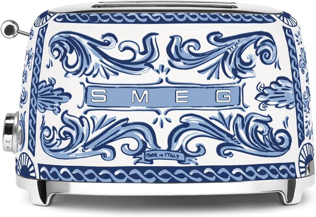 Smeg 50's Style Ekmek Kızartma Makinesi Dolce/Gabbana Blu Mediterraneo TSF01DGBEU