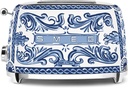 Smeg 50's Style Toaster Dolce/Gabbana Blu Mediterraneo TSF01DGBEU