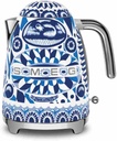 Smeg KLF03DGB Dolce and Gabbana Retro Style Kettle - Blu Mediterraneo