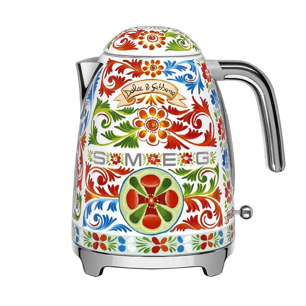Smeg KLF03DG Dolce&Gabbana Retro Style Kettle 1.7 L Capacity – Red