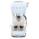 Smeg Retro 50's Style Manual Espresso Coffee Machine - Pastel Blue ECF02PB