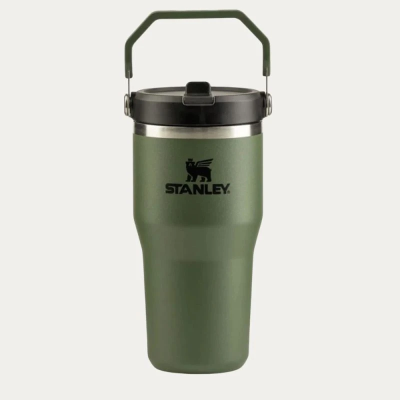 Stanley IceFlow Flip Straw Tumbler | 0.6L/20oz  Dried Pine (10-12044-051)