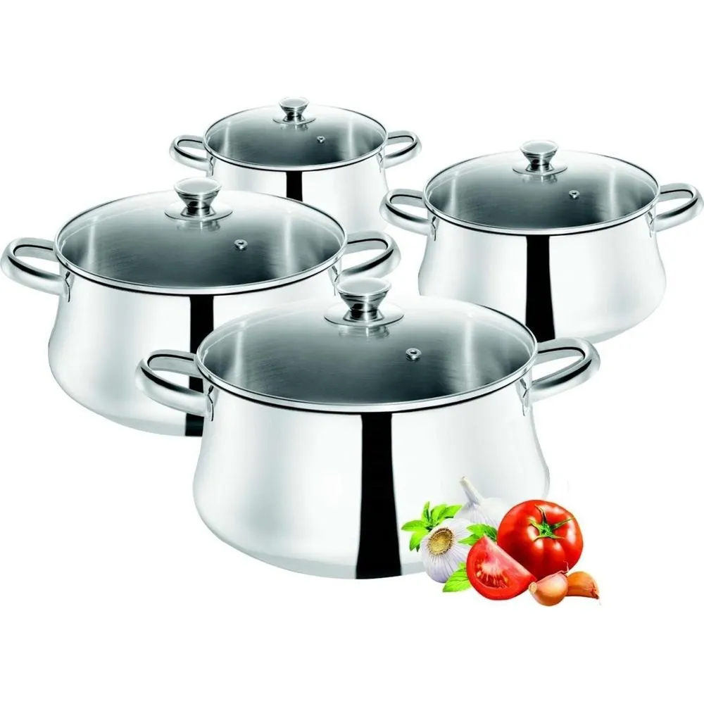 Tefal Klasik 8 Parça Çelik Tencere Seti - 4300009289
