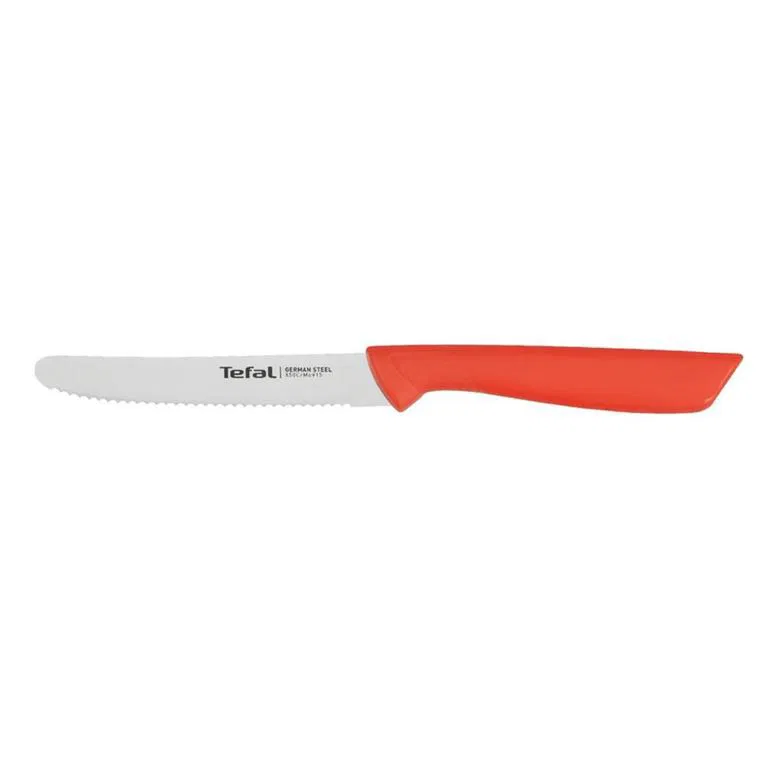 Tefal Colorfood Serrated Multi-Purpose Knife 10cm Orange - 2100128554