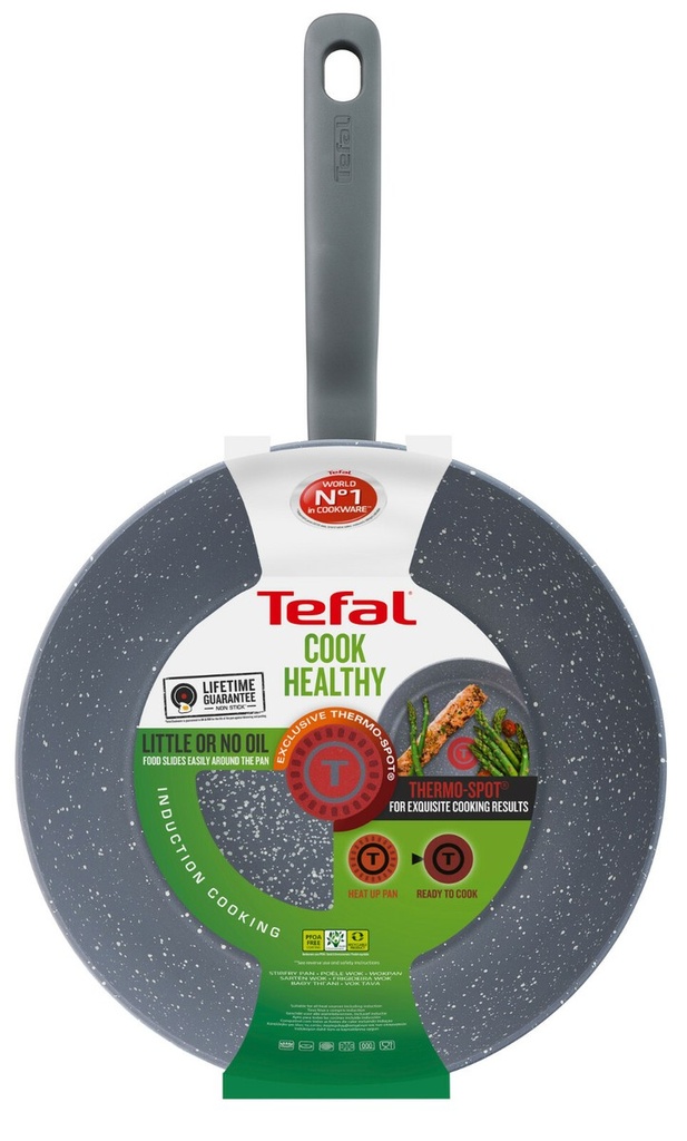 Tefal Granit Fresh Mood İndüksiyon Wok Tava 28cm - 2100131184 - G3061902