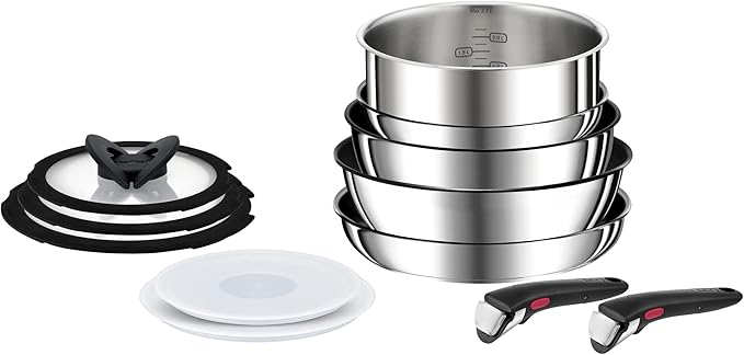 Tefal Ingenio Preference Titanyum 6X Büyük Seti 12 Parça - 2100125560