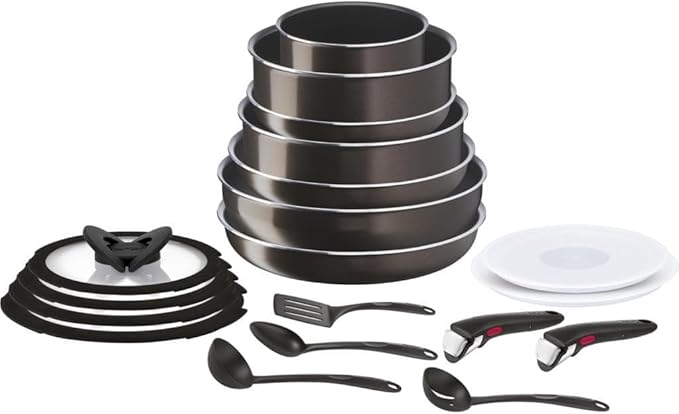 Tefal Ingenio XL Intense Titanium 2X Maxi Set 19 Piece -2100129603