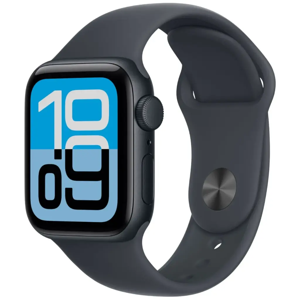 Apple Watch SE 3 GPS 40mm Midnight Aluminum Case with Midnight Sport Band-MEH94