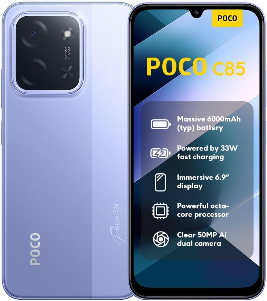 Xiaomi POCO C85 4G Çift SIM 8GB RAM 256GB - Mor