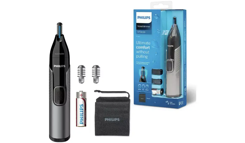 PHILIPS Serisi 3000 NT3650/16 Wet & Dry Nose, Ear & Eyebrow Düzeltici - Siyah