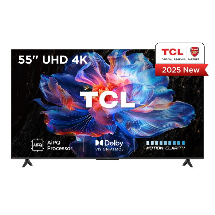 TCL 55" 55V6C 4K Ultra HD, HDR 10+, Google TV (2025)