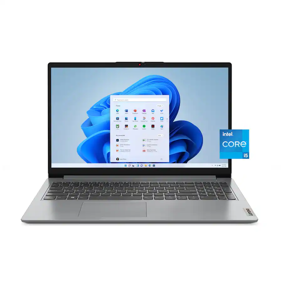 Lenovo - IdeaPad 1 15.6" Full HD Laptop- Intel Core i5-1335U 2023 - 16GB Memory - 256GB SSD - Cloud Grey 15IRU7