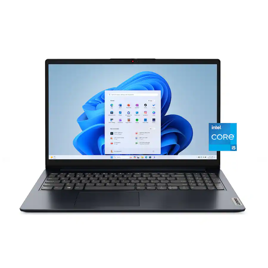Lenovo - IdeaPad 1 15.6" Full HD Touchscreen Laptop - Intel Core i5-1335U 2023 - 8GB Memory - 256GB SSD - Abyss Blue 15IRU7