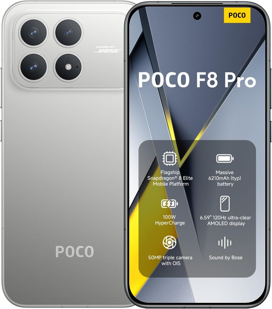Xiaomi POCO F8 Pro 12/512 GB Gümüş