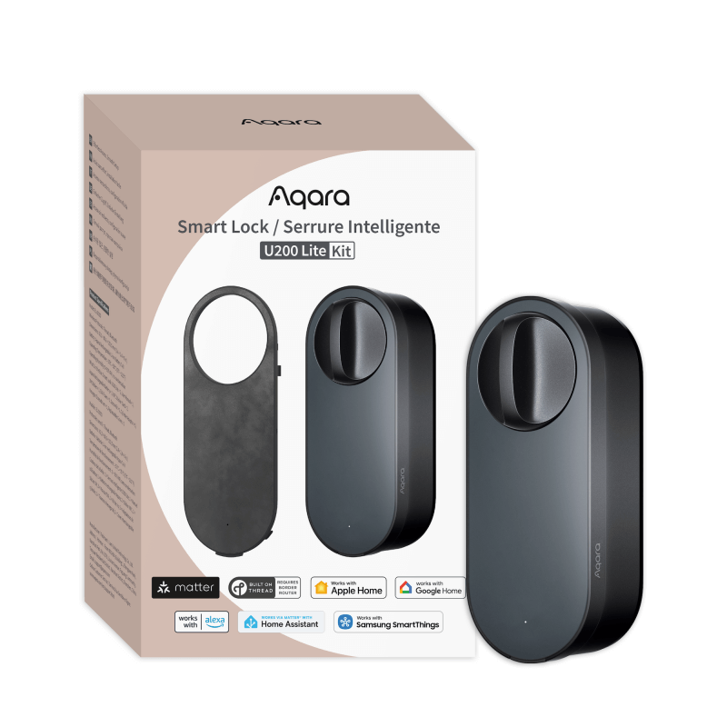 Aqara Smart Door Lock U200-Lite Black EL-D03D-S
