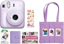 FUJIFILM Instax Mini 12 Holiday Bundle 2025 - Lilac Purple 